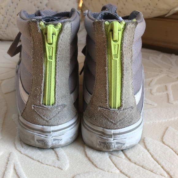 VANS SK8 Hi Slim Zip Skateboard Unisex Sneakers Women Size 7 Men Size 5.5 - Picture 7 of 12